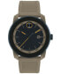 ფოტო #1 პროდუქტის Men's Swiss Bold TR90 Gray Silicone Strap Watch 42mm