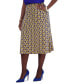 Фото #3 товара Women's Printed Ity Pull-On A-Line Skirt