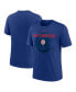 Men's Royal Chicago Cubs Rewind Retro Tri-Blend T-shirt