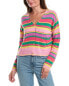 Фото #1 товара Velvet By Graham & Spencer Janessa Cashmere Cardigan Women's Pink Xs