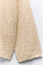 Textured knit sweater