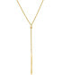 ფოტო #1 პროდუქტის Rope Bar Lariat Necklace in 14k Gold