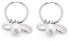 Fashion steel earrings with pendants 2 in 1 VAAJDE201465S