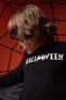 Фото #1 товара Erkek Çocuk Halloween Temalı Pelerinli Sweatshirt