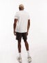 ASOS DESIGN t-shirt in white with front city text print