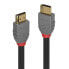 Фото #6 товара Lindy 5m High Speed HDMI Cable - Anthra Line - 5 m - HDMI Type A (Standard) - HDMI Type A (Standard) - 18 Gbit/s - Black - Grey