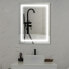LED Bathroom Vanity Mirror, 36 X 28 Inch, Anti Fog, Night Light, Time, Temperature, Dimmable