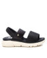 Women's Double Strap Sandals By 14124004 Black