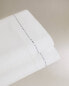 Фото #7 товара (200 thread count) topstitched percale flat sheet