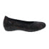 Фото #1 товара Mephisto Emilie Womens Black Leather Slip On Ballet Flats Shoes 6