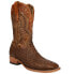 Фото #4 товара Corral Boots Orix Ostrich Square Toe Cowboy Mens Brown Casual Boots A4008