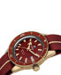 ფოტო #2 პროდუქტის Men's Swiss Automatic Captain Cook Red NATO Strap Watch 42mm