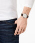 ფოტო #2 პროდუქტის Men's Swiss Automatic Maestro Brown Leather Strap Watch 40mm