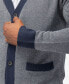 ფოტო #5 პროდუქტის Men's Herringbone Cardigan Sweater