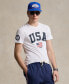 Фото #6 товара Men's Team USA Custom Slim-Fit Graphic T-Shirt