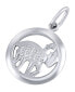Silver pendant zodiac sign Aries - round SILVEGOB10283S04