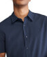 Фото #3 товара Men's Short Sleeve Seersucker Button-Front Shirt