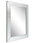 Solid Wood Frame Covered with Beveled Prism Mirror - 40" x 30"