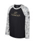 ფოტო #3 პროდუქტის Big Boys Black, Camo Purdue Boilermakers OHT Military-Inspired Appreciation Dark Star Raglan Long Sleeve T-shirt