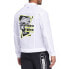 Puma Nyc Wind Trucker Button Up Jacket Mens White Casual Athletic Outerwear 5864
