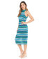 ფოტო #4 პროდუქტის Petite Crochet Halter Midi Dress