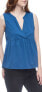 Фото #3 товара Bobeau Women's 180020 Kierra V neck Peplum Top True Blue Size XL