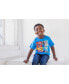 ფოტო #2 პროდუქტის Toddler Boys Red Yellow Blue Black Pink 3 Pack T-Shirts to