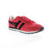 Фото #2 товара Gola Boston CMA297 Mens Red Synthetic Lace Up Lifestyle Sneakers Shoes 9