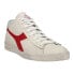 Фото #2 товара Diadora Game L Waxed Row Cut Lace Up Mens Off White, Red Sneakers Casual Shoes