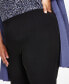 ფოტო #4 პროდუქტის Plus Size Hollywood-Waist Cool Crepe Pull-On Ankle Pants