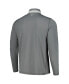 Men's Gray Arnold Palmer Invitational Lightweight Quarter-Zip Jacket