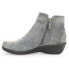 Propet Waverly Wedge Booties Womens Grey Casual Boots WFX085LGSU