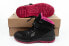 Фото #10 товара Детские треккинговые ботинки 4F [HJZ21-JOBMW251 21S] черные, розовые