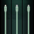 Фото #14 товара Kabel przewód zwijany 3w1 USB-C microUSB Iphone Lightning 1.7m zielony