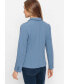 ფოტო #2 პროდუქტის Women's Chevron Jersey Knit Blazer