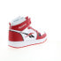Фото #15 товара Reebok Resonator Mid Mens Red Leather Lace Up Lifestyle Sneakers Shoes