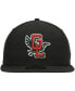 Фото #3 товара Men's Black Great Lakes Loons Authentic Collection Road 59FIFTY Fitted Hat
