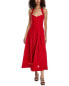 Nicholas Lulu Halter Linen-Blend Maxi Dress Women's