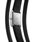 ფოტო #3 პროდუქტის Women's Swiss Mini Dolcevita Black Three-Row Leather Strap Watch 29mm