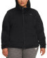 Plus Size Osito Fleece Zip-Front Jacket