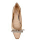 Фото #4 товара Women's Hesther Bow Detail Evening Ballet Flats