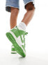 Фото #5 товара Nike Dunk high trainers in white and chlorophyll green