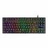 Фото #1 товара Игровая клавиатура Gaming Mars Gaming MKTKLES Испанская Qwerty Чёрный LED RGB