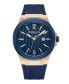 ფოტო #1 პროდუქტის Men's Classic Blue Silicone Watch 43mm