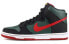 Nike Dunk SB High Premium SB RESN 拼色休闲 高帮 板鞋 男款 红绿 2009年复刻版 / Кроссовки Nike Dunk SB 313171-362 44.5 - фото #2