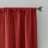 Mainstays Textured Solid Curtain Single Panel Size 38" W X 84" L Red