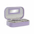 Jewelry box DKD Home Decor 8424001859924 Mirror Lilac Polyurethane 18 x 10 x 5 cm