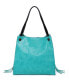 ფოტო #9 პროდუქტის Women's Genuine Leather Daisy Tote Bag