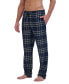 Men's Ultimate Ultra Soft Plaid Flannel Pajama Pants blue/green, L - фото #3