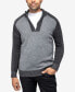 ფოტო #1 პროდუქტის Men's Quarter-Zip Pullover Sweater